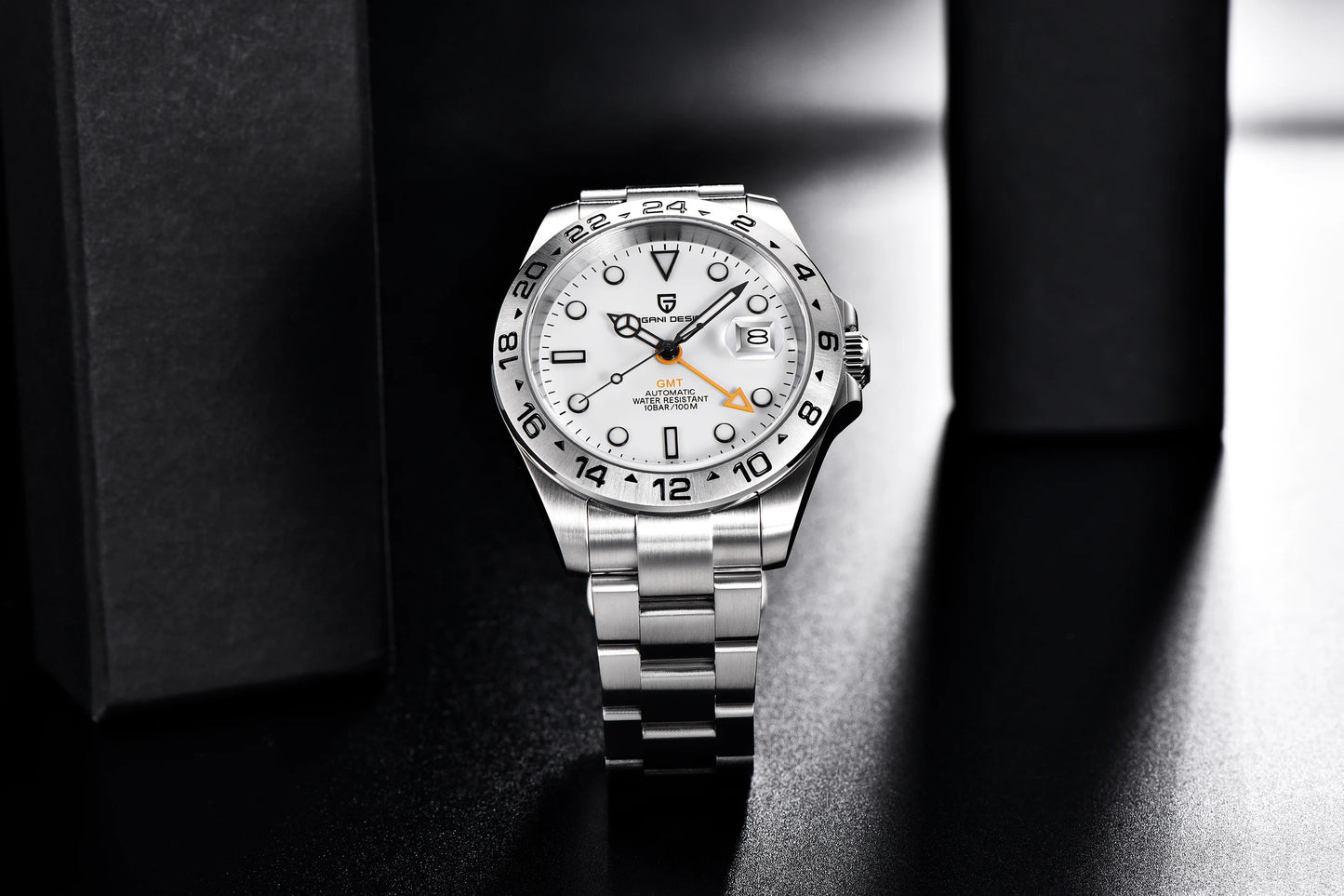 2024 PAGANI Design New Men's Automatic Mechanical Watches GMT Watch 42mm Sapphire Stainless Steel Waterproof Watch Reloj Hombre