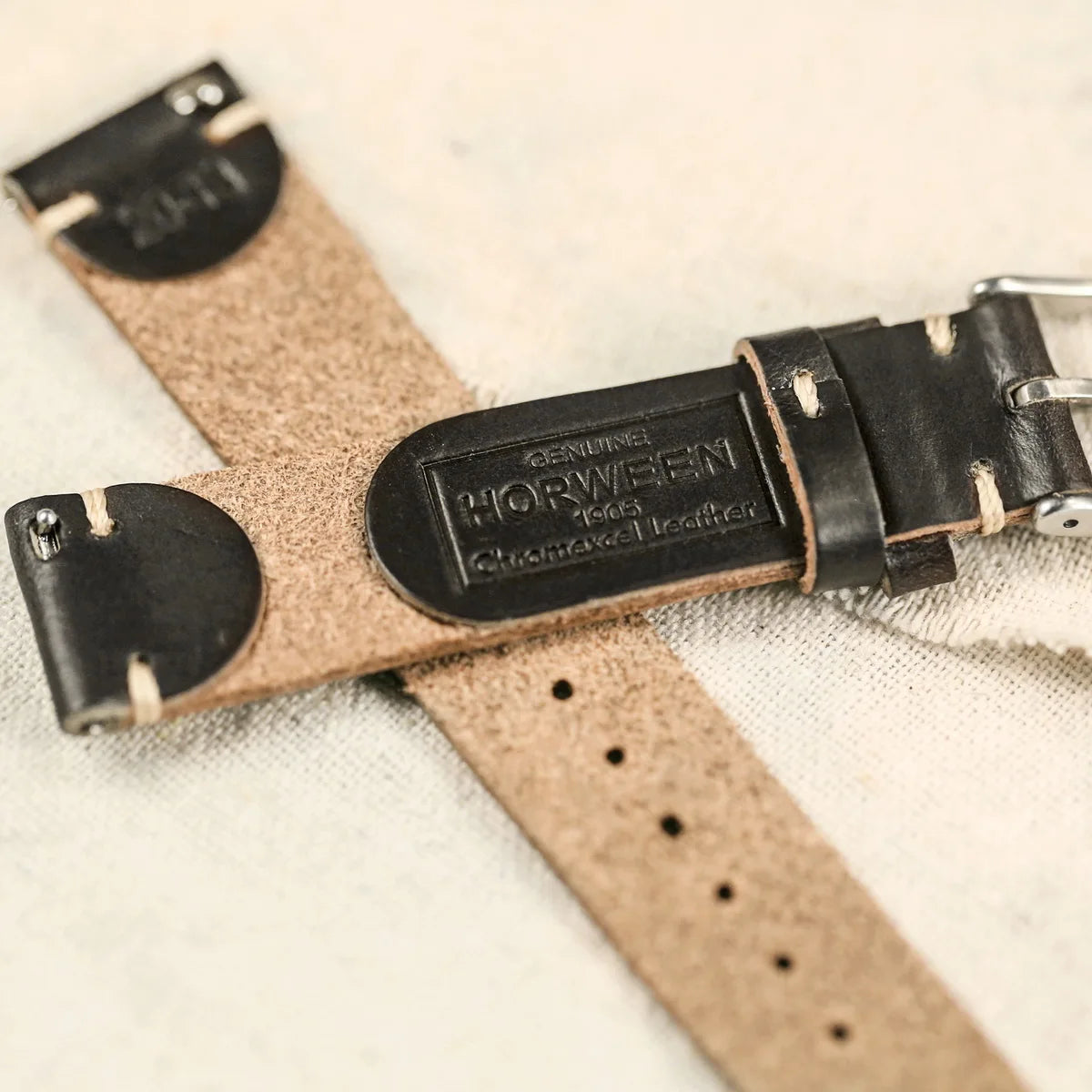 100% Genuine Leather Watch Bands With Quick Release Horween CXL Cowhide Vintage Wrist Strap For Men 22mm18mm19mm20mm