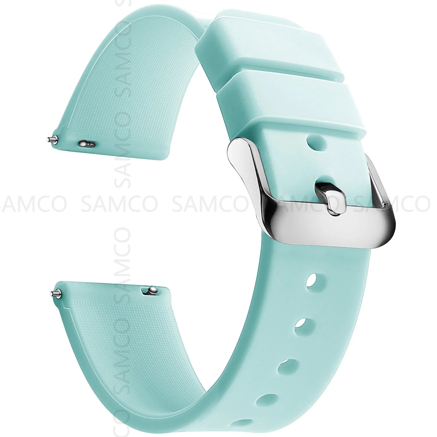 Silicone Watch Bands 14/16/18/19/20/21/22/24 mm Soft Quick Release Rubber Watch Bands Samsung Galaxy, Garmin Huawei Watch Straps