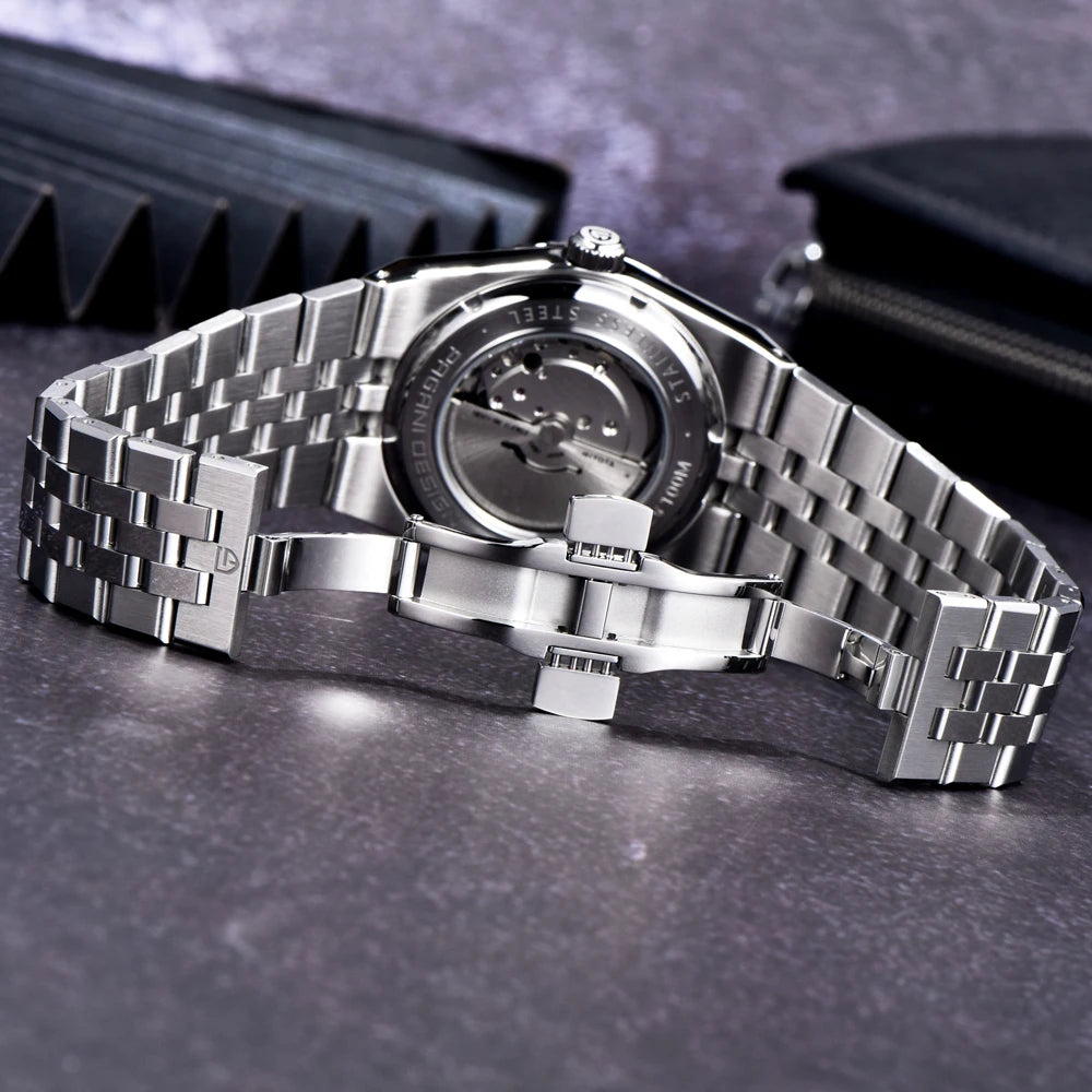2025 New PAGANI DESIGN Luxury Men's Automatic Watch Stainless Steel Mechanical Waterproof Wrist Watch for Men Sapphire Glass