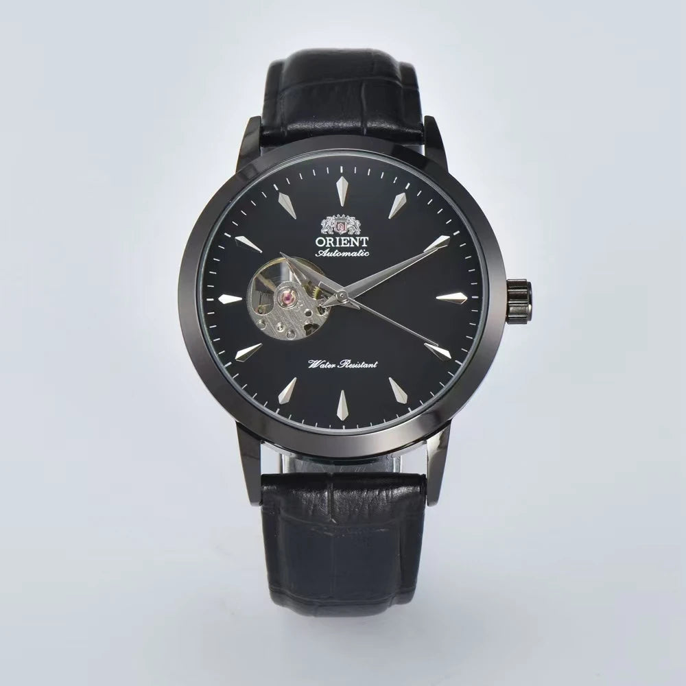 Automatic Mechanical Sport Unisex Orient Watches World Time Fully Functional Skeleton Dial Water Resistant