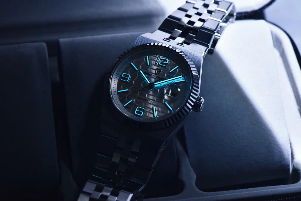 2025 New PAGANI DESIGN Luxury Men's Automatic Watch Stainless Steel Mechanical Waterproof Wrist Watch for Men Sapphire Glass