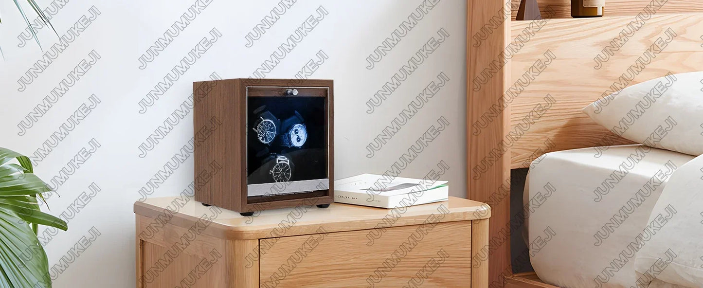 6 Slots Watch Winder for Automatic Watches Storage Box Automatic Winder Use USB Cable Mabuchi Mute Motro