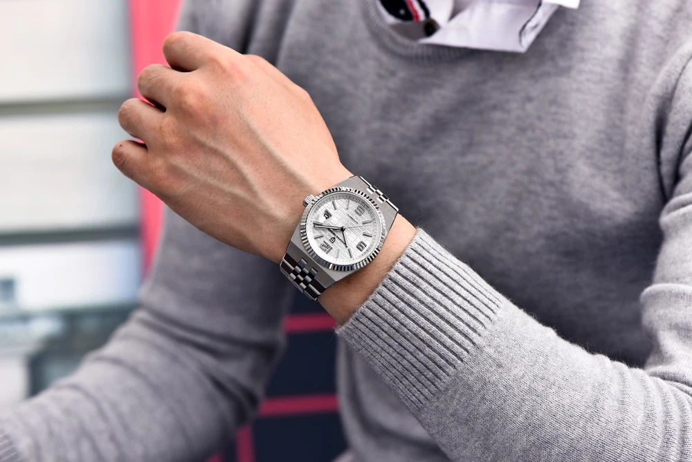 2025 New PAGANI DESIGN Luxury Men's Automatic Watch Stainless Steel Mechanical Waterproof Wrist Watch for Men Sapphire Glass
