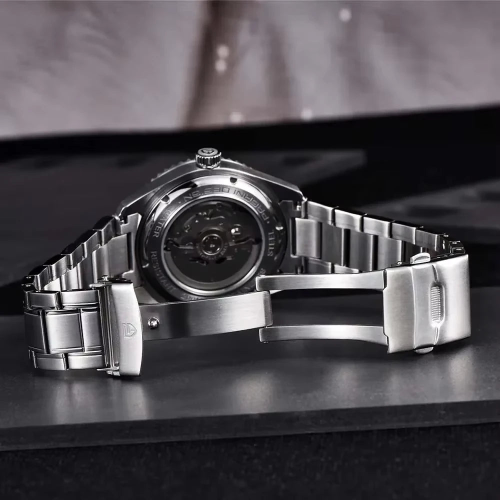2025 New PAGANI DESIGN NH34 GMT Men's Automatic Mechanical Watch Stainless Steel Sapphire 20Bar Diving reloj hombre PD1784