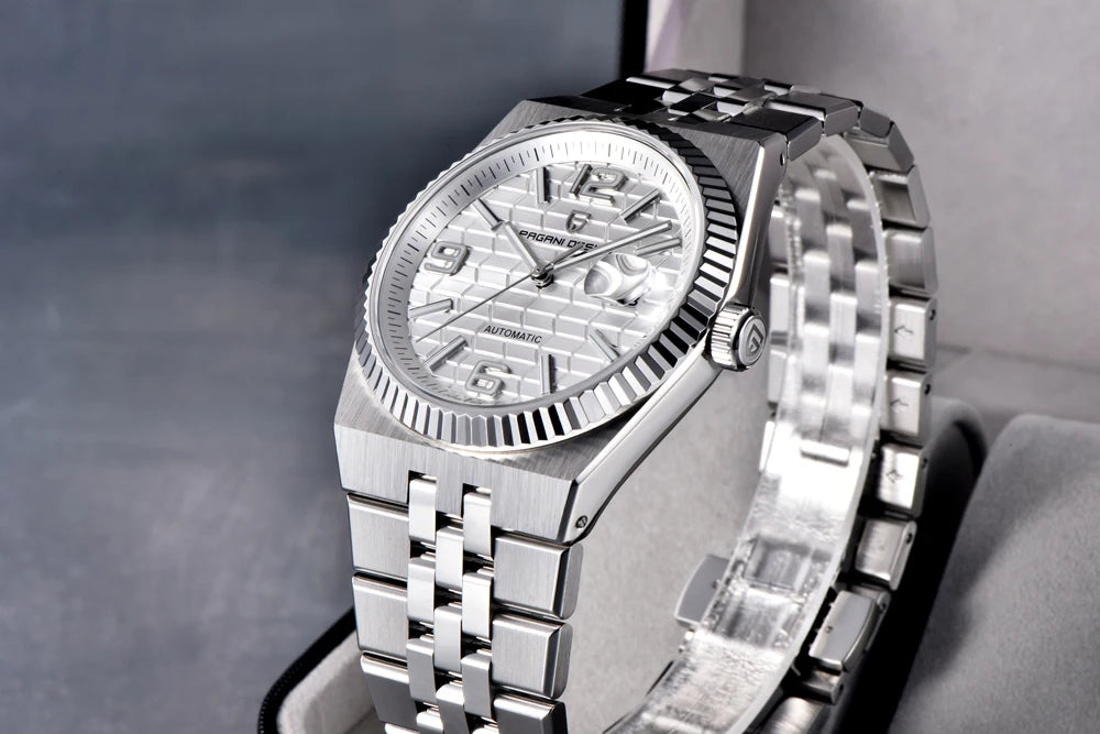 2025 New PAGANI DESIGN Luxury Men's Automatic Watch Stainless Steel Mechanical Waterproof Wrist Watch for Men Sapphire Glass