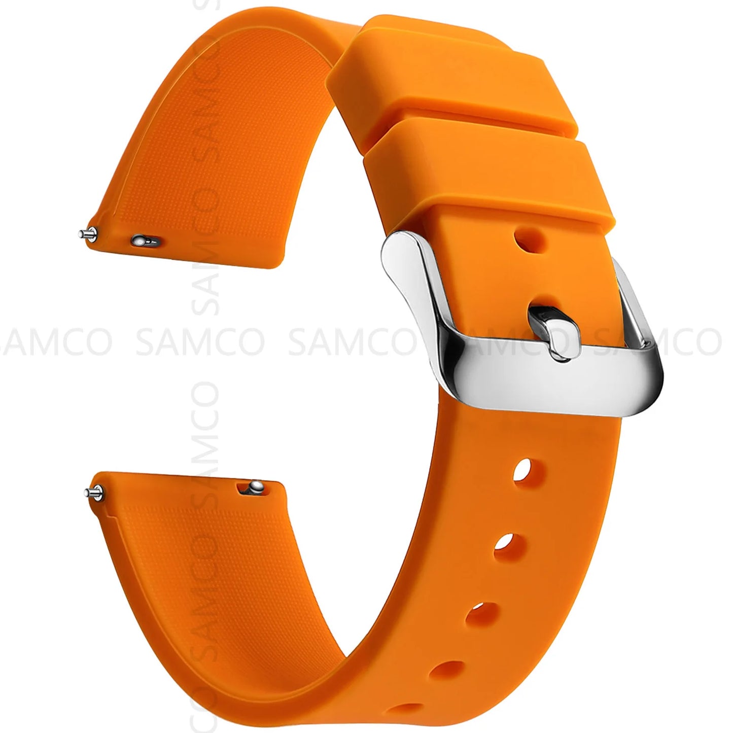 Silicone Watch Bands 14/16/18/19/20/21/22/24 mm Soft Quick Release Rubber Watch Bands Samsung Galaxy, Garmin Huawei Watch Straps