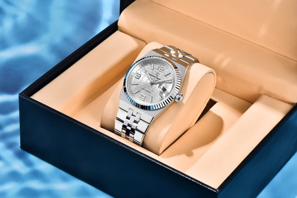 2025 New PAGANI DESIGN Luxury Men's Automatic Watch Stainless Steel Mechanical Waterproof Wrist Watch for Men Sapphire Glass