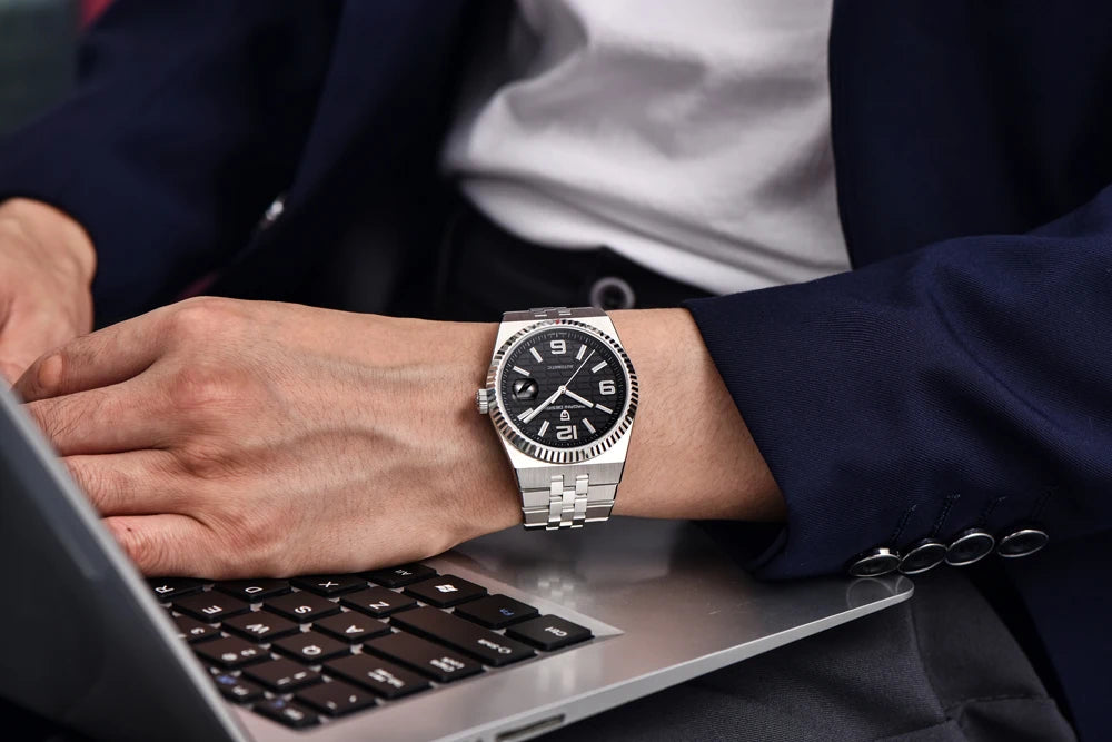 2025 New PAGANI DESIGN Luxury Men's Automatic Watch Stainless Steel Mechanical Waterproof Wrist Watch for Men Sapphire Glass