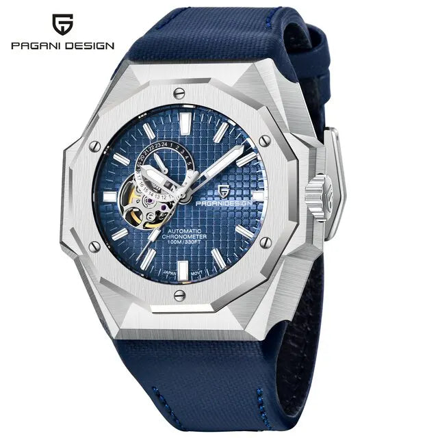 2024 New PAGANI DESIGN Automatic Watch For Men Mechanical Wristwatch NH39A Movt Stainless Steel Sapphire Glass Waterproof Clock