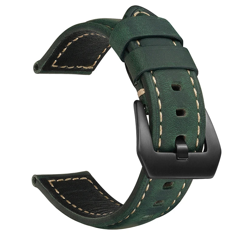 Leather Straps For Panerai Watch Accessories Men's Strap 20mm 22mm 24mm Watch Bands Cowhide Replacement Bracelet