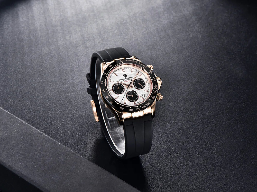 Pagani 2025 latest design men's luxury quartz watch high-quality sapphire glass VK63 fashion men's chronograph 100 m waterproof