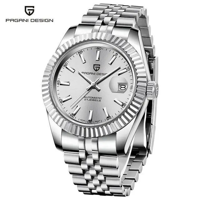 PAGANI DESIGN 2024 New PD-1645 Men's Mechanical Watch Top Brand Luxury Automatic100M Waterproof Stainless Steel Men's Watch