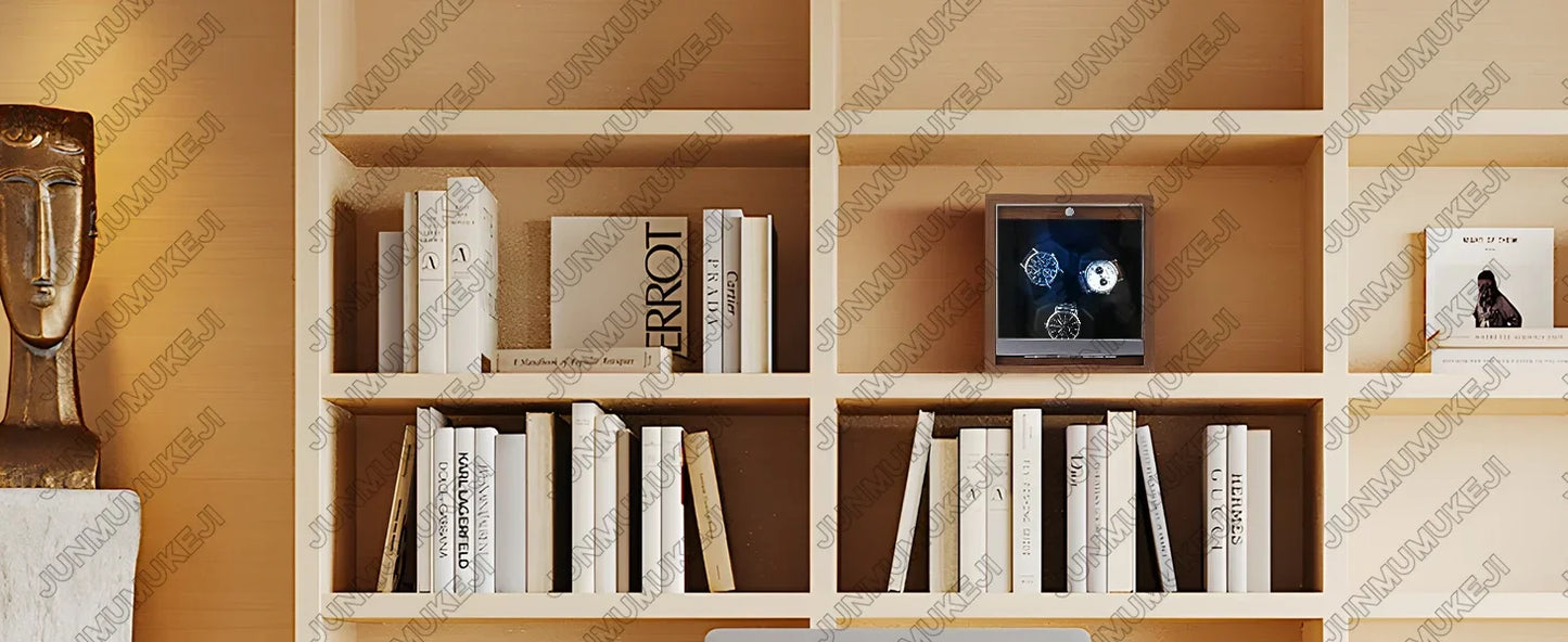 6 Slots Watch Winder for Automatic Watches Storage Box Automatic Winder Use USB Cable Mabuchi Mute Motro
