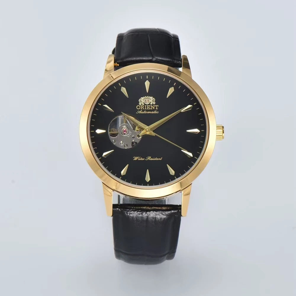 Automatic Mechanical Sport Unisex Orient Watches World Time Fully Functional Skeleton Dial Water Resistant