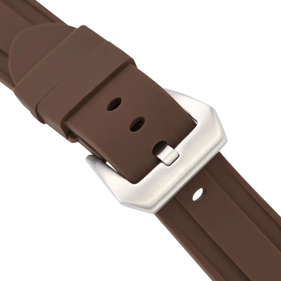 Silicone Watch Bands 20/22/24/26mm Soft Comfortable Rubber Watch Bands Compatible with Panerai Watch Straps accessories