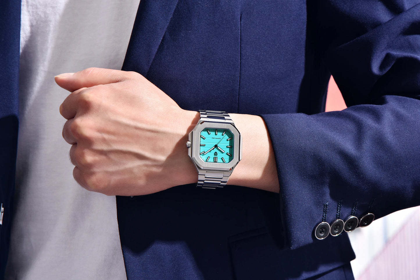 PAGANI DESIGN 2025 watch men's luxury retro quartz men's watch stainless steel sapphire crystal TMI VH31 movement 50m waterproof