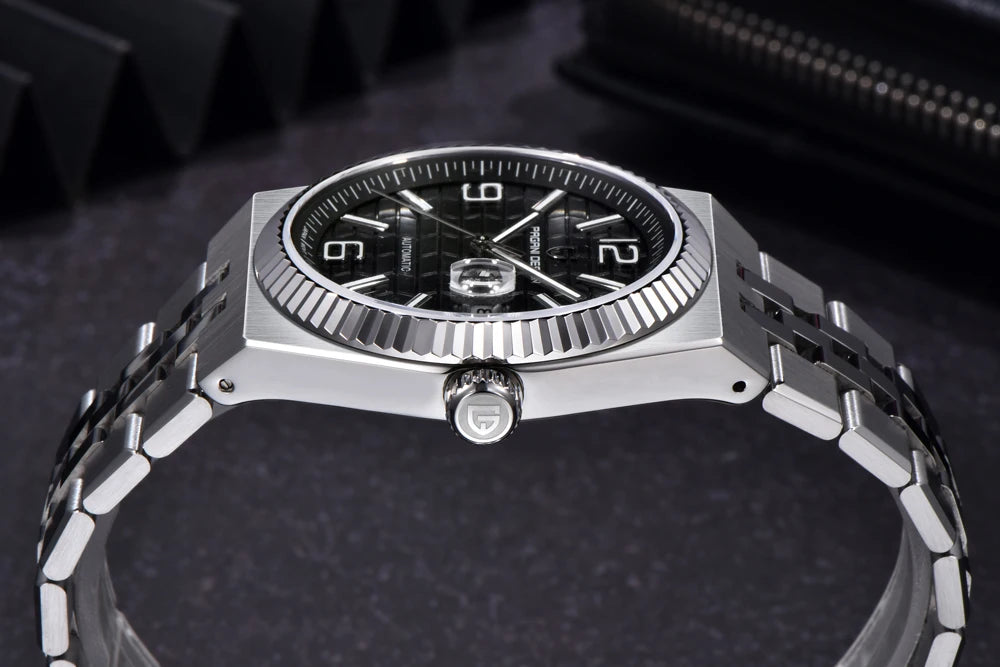 2025 New PAGANI DESIGN Luxury Men's Automatic Watch Stainless Steel Mechanical Waterproof Wrist Watch for Men Sapphire Glass