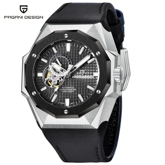 2024 New PAGANI DESIGN Automatic Watch For Men Mechanical Wristwatch NH39A Movt Stainless Steel Sapphire Glass Waterproof Clock