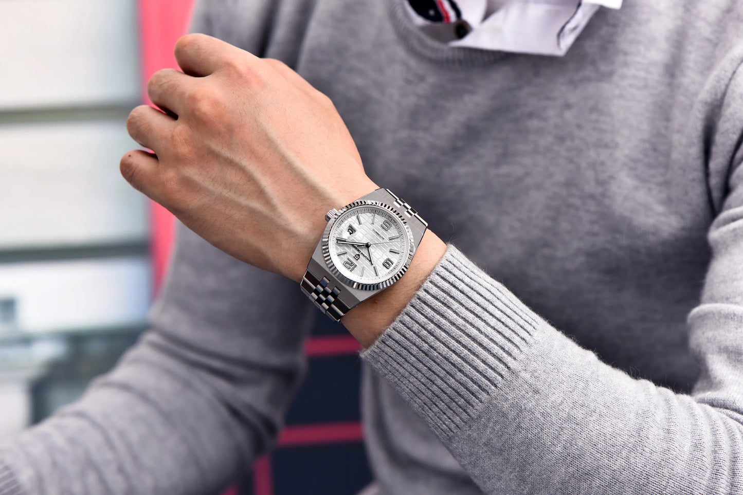 PAGANI DESIGN Men Watches 2025 New 3D Rhombus Dial Automatic Watch Men Stainless steel Mechanical Wristwatch Men For MIYOTA 8215