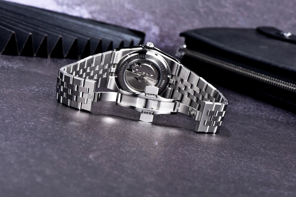 2025 New PAGANI DESIGN Luxury Men's Automatic Watch Stainless Steel Mechanical Waterproof Wrist Watch for Men Sapphire Glass