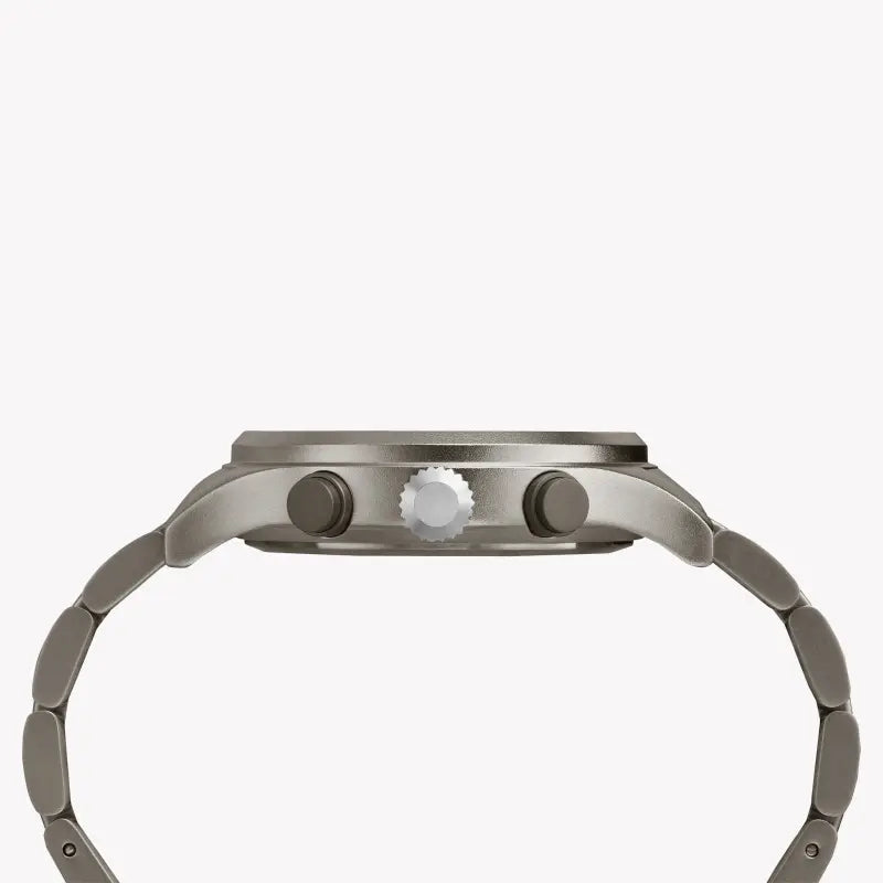 Timex Men's Gray Stainless Steel Watch, Black Dial | TW2R47700-1
