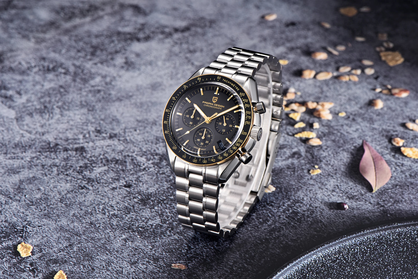 PAGANI DESIGN 2025 New AK Project Men's Watches Luxury Quartz Wrist Watch For Men AR Sapphire Speed Chronograph Automatic Date