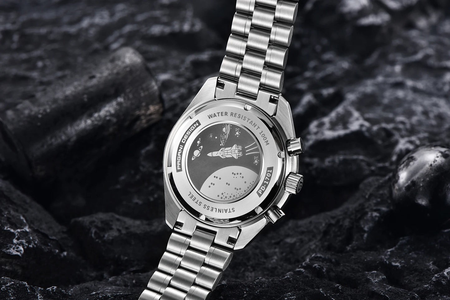 PAGANI DESIGN 2025 New AK Project Men's Watches Luxury Quartz Wrist Watch For Men AR Sapphire Speed Chronograph Automatic Date