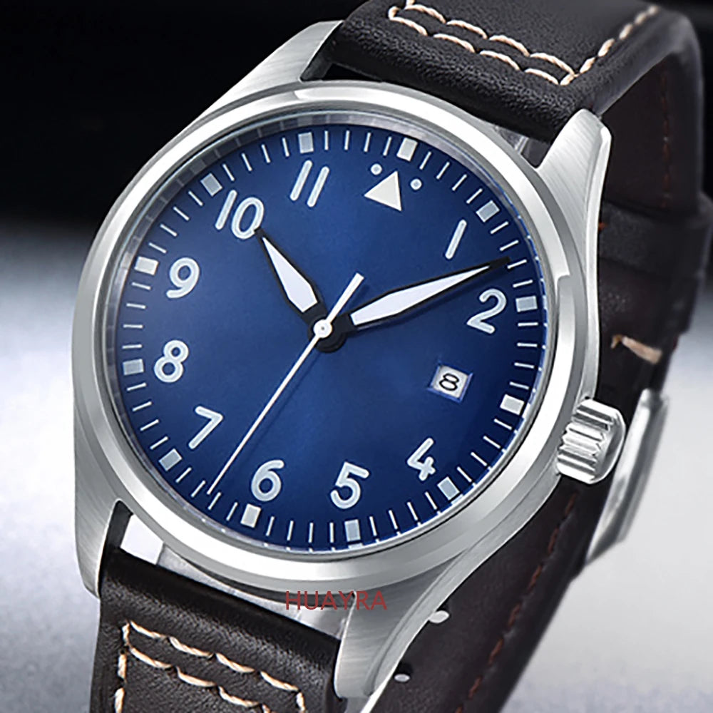 Men's Classic Black / Blue Dial Luminous Automatic Seagull or ST1612 2813 Sports Mechanical Watch AAA High Quality 40mm