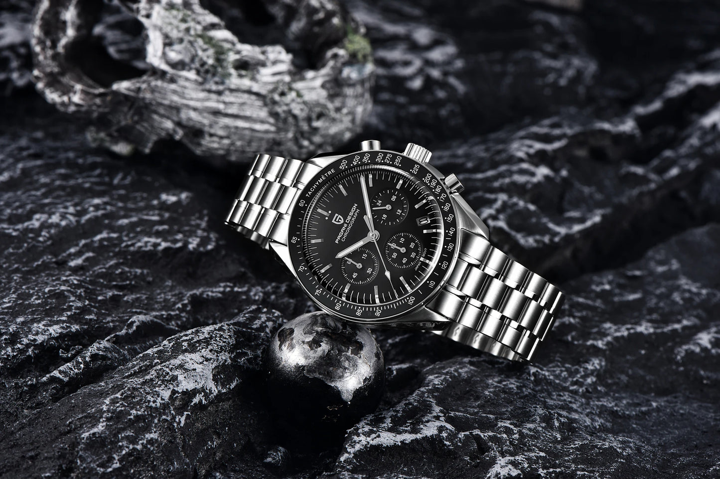 PAGANI DESIGN 2025 New AK Project Men's Watches Luxury Quartz Wrist Watch For Men AR Sapphire Speed Chronograph Automatic Date