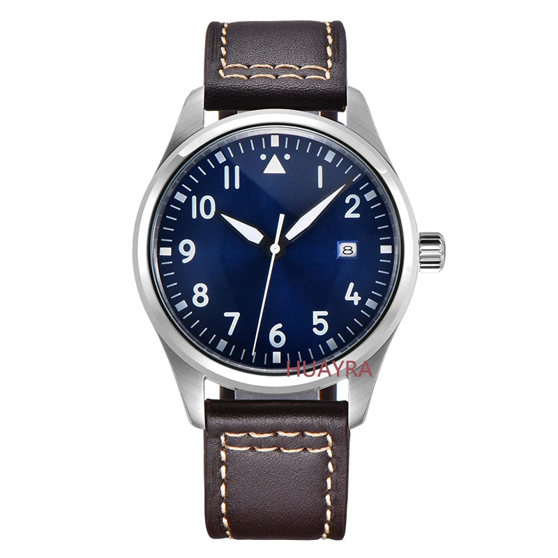 Men's Classic Black / Blue Dial Luminous Automatic Seagull or ST1612 2813 Sports Mechanical Watch AAA High Quality 40mm