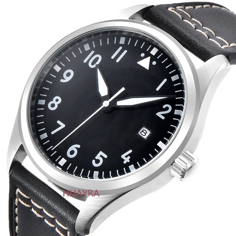 Men's Classic Black / Blue Dial Luminous Automatic Seagull or ST1612 2813 Sports Mechanical Watch AAA High Quality 40mm