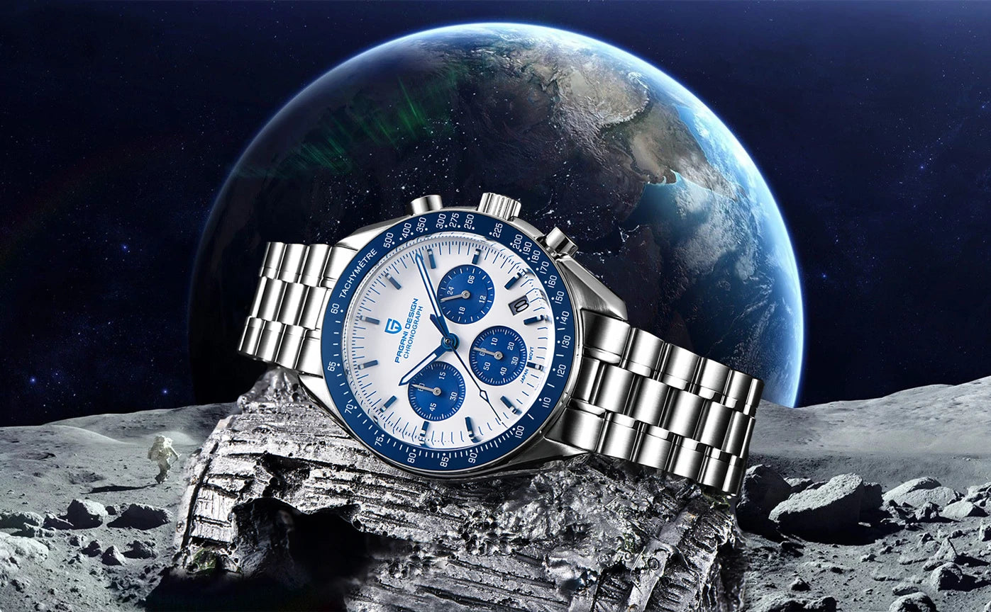 PAGANI DESIGN 2025 New AK Project Men's Watches Luxury Quartz Wrist Watch For Men AR Sapphire Speed Chronograph Automatic Date