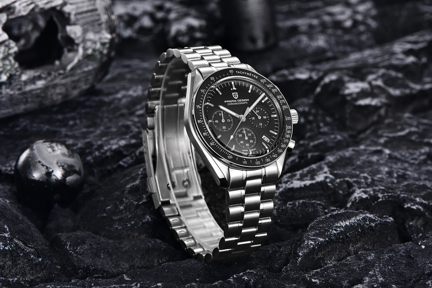 PAGANI DESIGN 2025 New AK Project Men's Watches Luxury Quartz Wrist Watch For Men AR Sapphire Speed Chronograph Automatic Date
