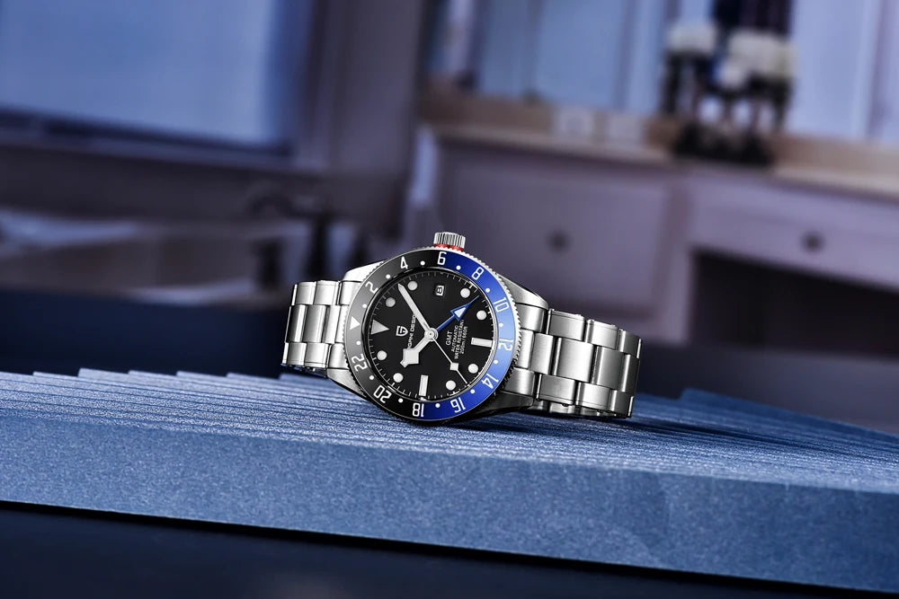 2025 New PAGANI DESIGN GMT Men's Watches Top Luxury Automatic Watch For Man Mechanical Wristwatches AR Sapphire Mirror Luminous
