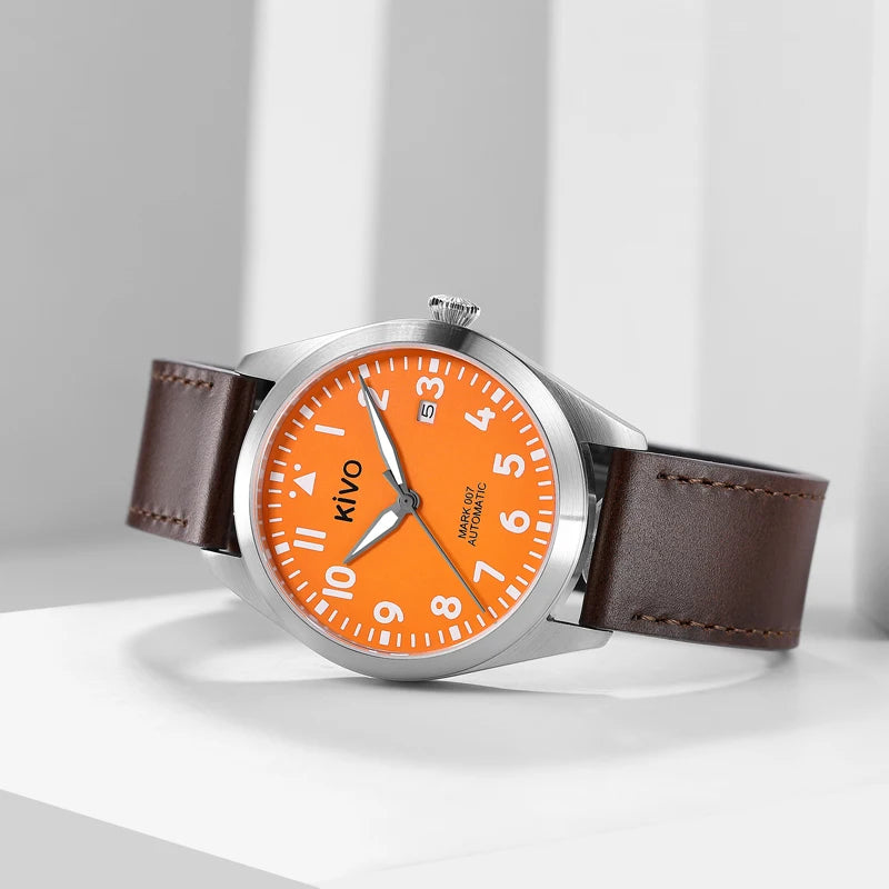 Flieger Pilot Watch A Type B Aviator Automatic Field Reloj Piloto Relogio Mechanical Wristwatch Orologio Pilota Montre Pilote