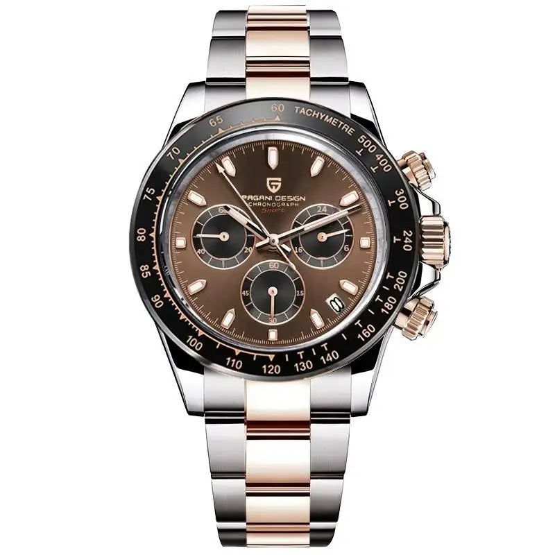Men's Watch PAGANI DESIGN New Chronograph Quartz Watches For Man Luxury Sapphire Mirror Watches Complete Calendar Men Clock Gift