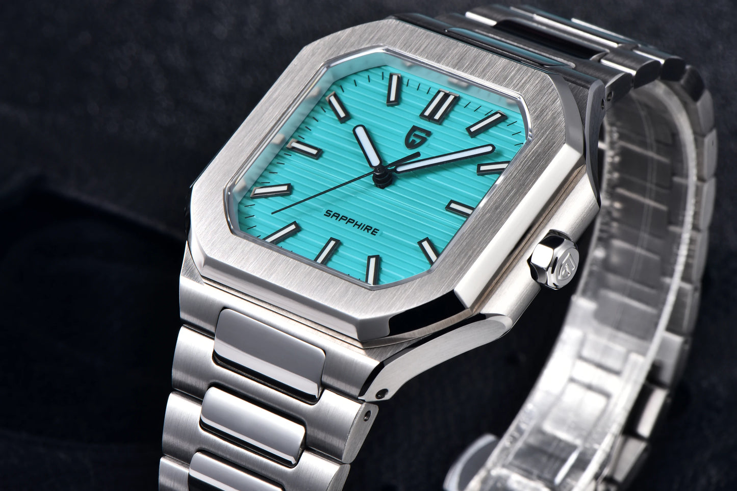 PAGANI DESIGN 2025 watch men's luxury retro quartz men's watch stainless steel sapphire crystal TMI VH31 movement 50m waterproof