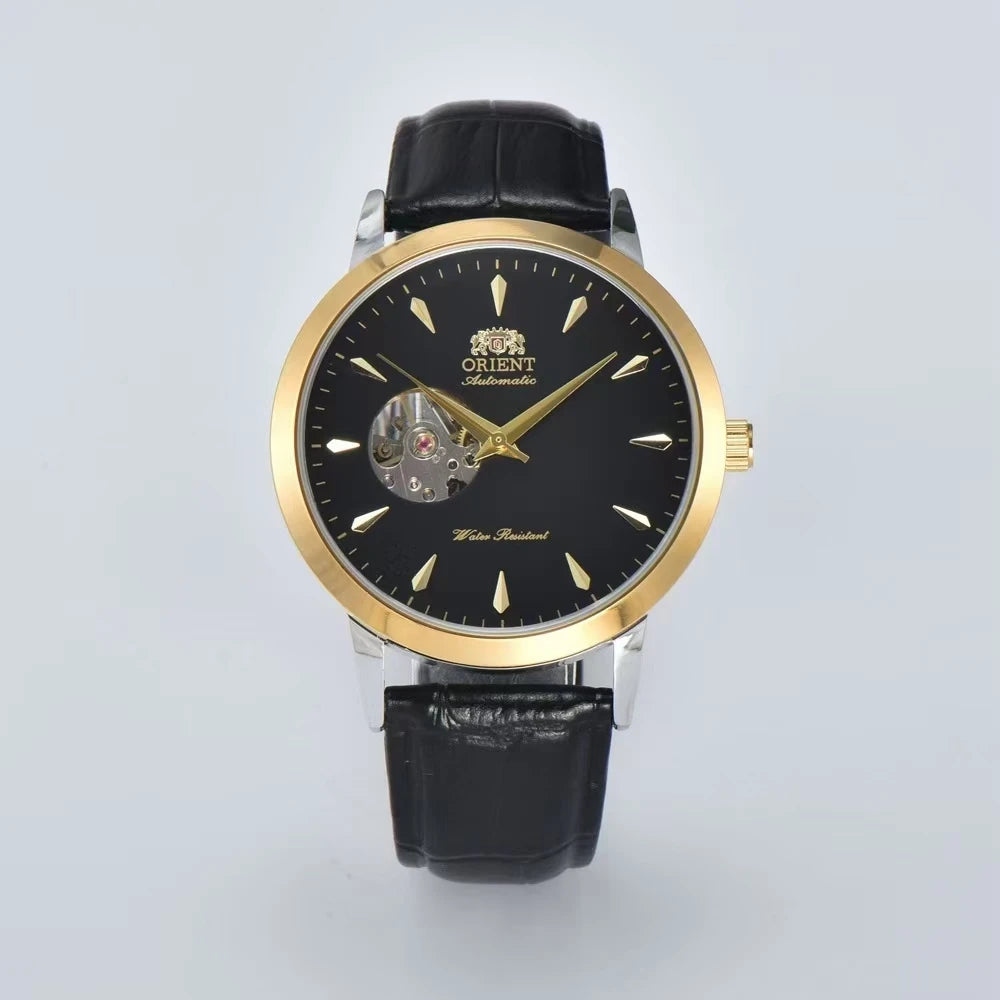 Automatic Mechanical Sport Unisex Orient Watches World Time Fully Functional Skeleton Dial Water Resistant