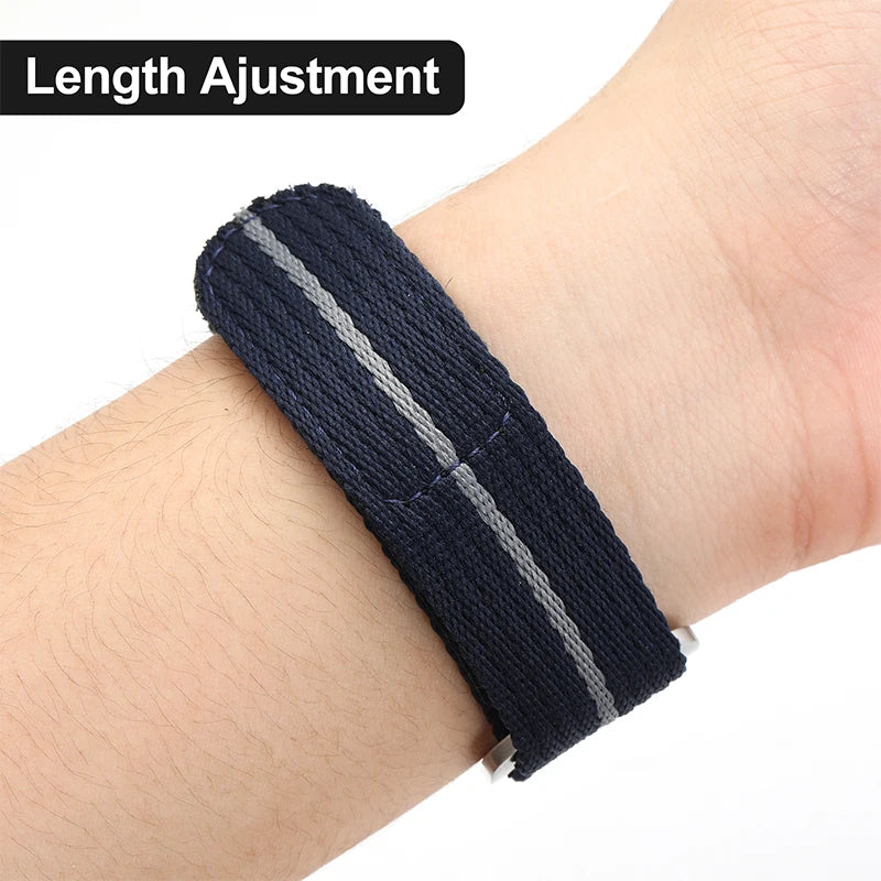 Nylon Watch Strap 20mm 22mm Sports Fabric Wristband Belt Universal Replacement Sport Watch Bands Wristwatch Bracelet