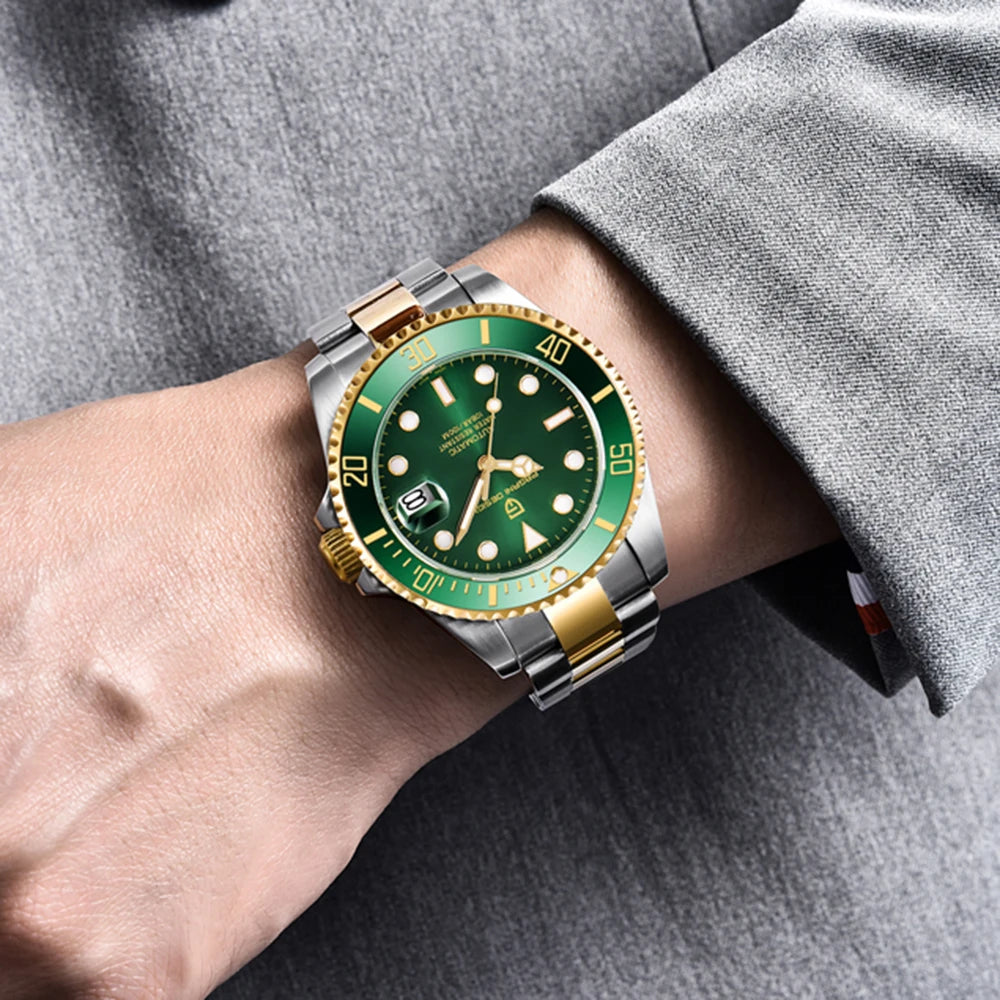 Pagani Design 2025 Men's Watches Automatic Self-Winding Watch For Man Luxury Mechanical Wristwatch Fashion Sapphire Glass Dial