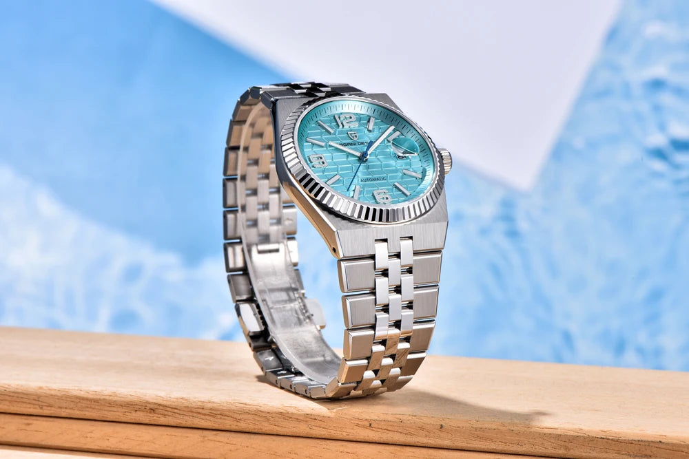 2025 New PAGANI DESIGN Luxury Men's Automatic Watch Stainless Steel Mechanical Waterproof Wrist Watch for Men Sapphire Glass