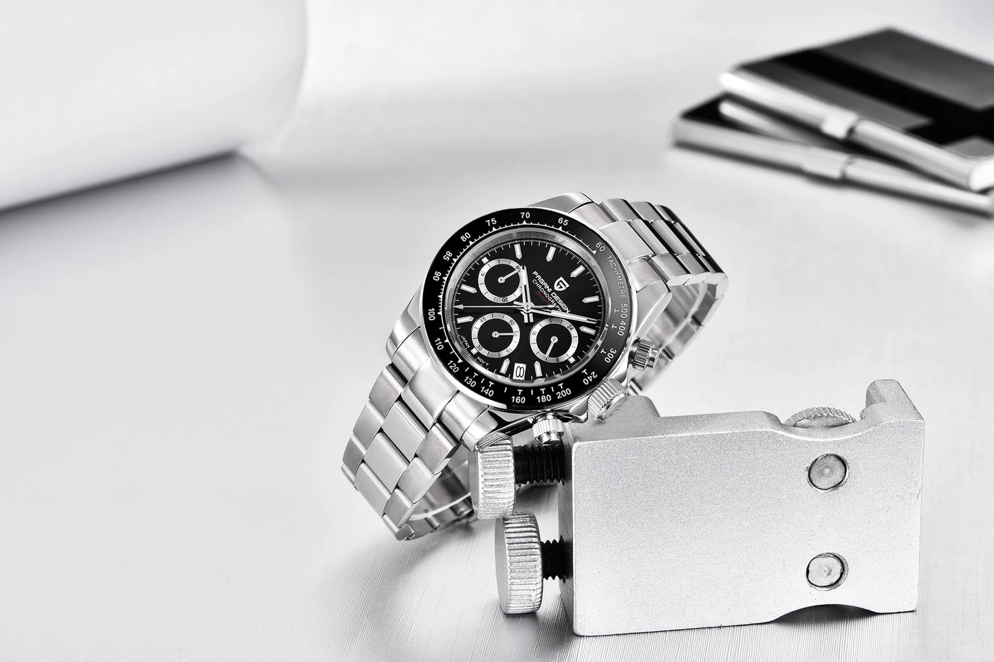 Men's Watch PAGANI DESIGN New Chronograph Quartz Watches For Man Luxury Sapphire Mirror Watches Complete Calendar Men Clock Gift