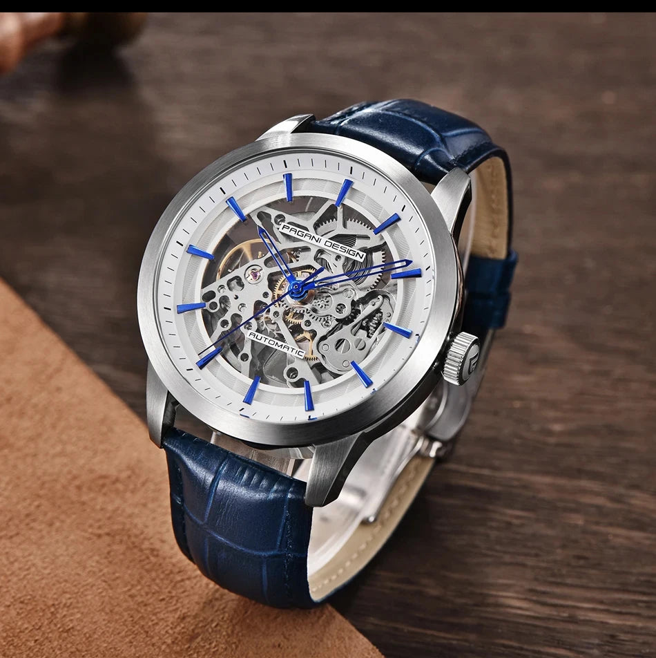 PAGANI DESIGN New Luxury Automatic Mechanical Watch Simple Sports Waterproof Leisure Retro Leather Business Watches for Man