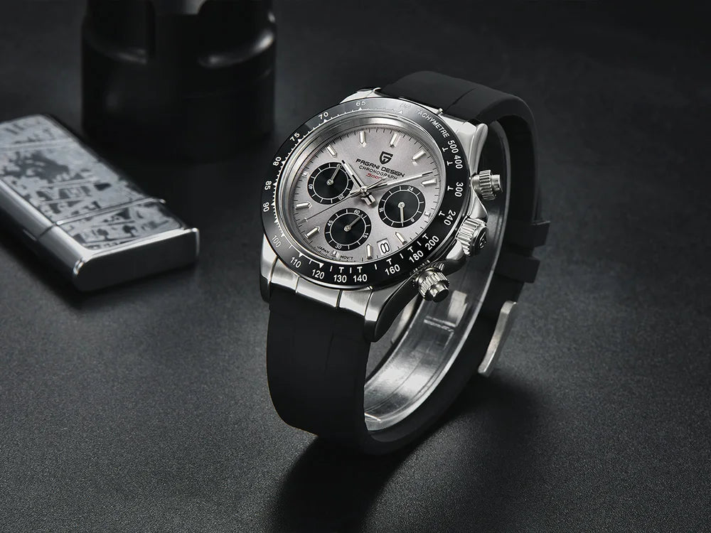 Pagani 2025 latest design men's luxury quartz watch high-quality sapphire glass VK63 fashion men's chronograph 100 m waterproof