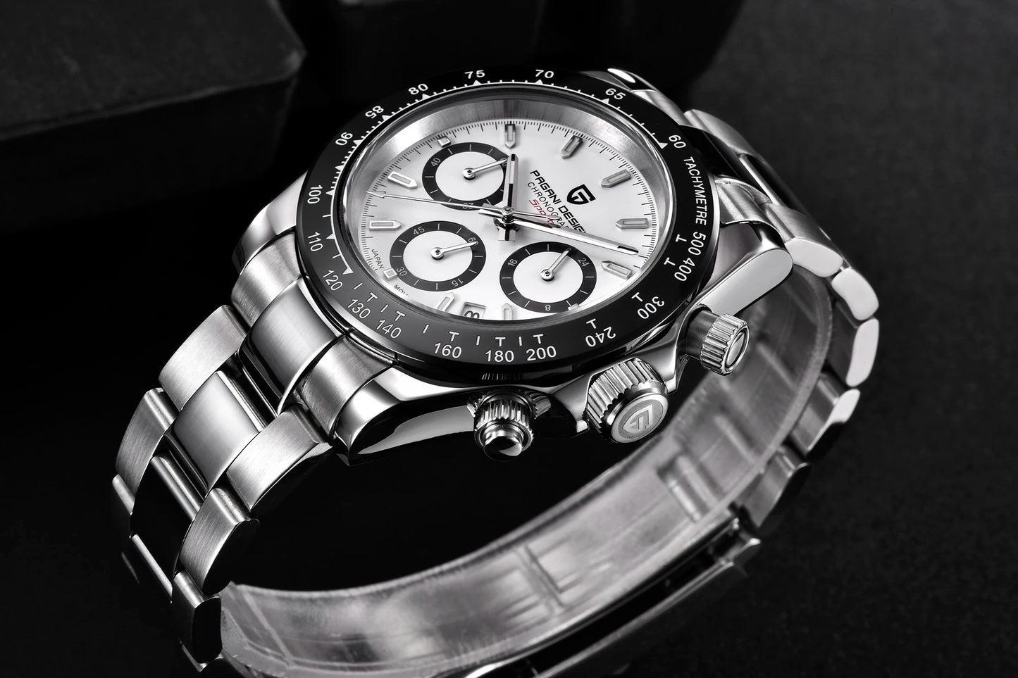 Men's Watch PAGANI DESIGN New Chronograph Quartz Watches For Man Luxury Sapphire Mirror Watches Complete Calendar Men Clock Gift