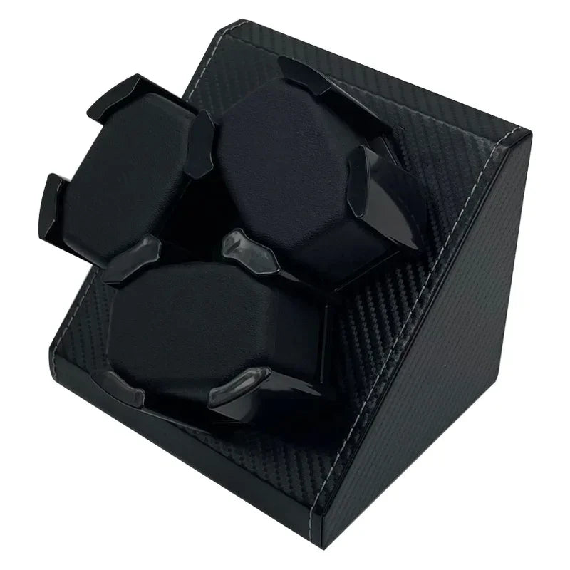 Watch Winder for Automatic Watches Box 3 Watches PU Leather Rotating Storage Display Automatic Winding Universal USB Power 5V1A