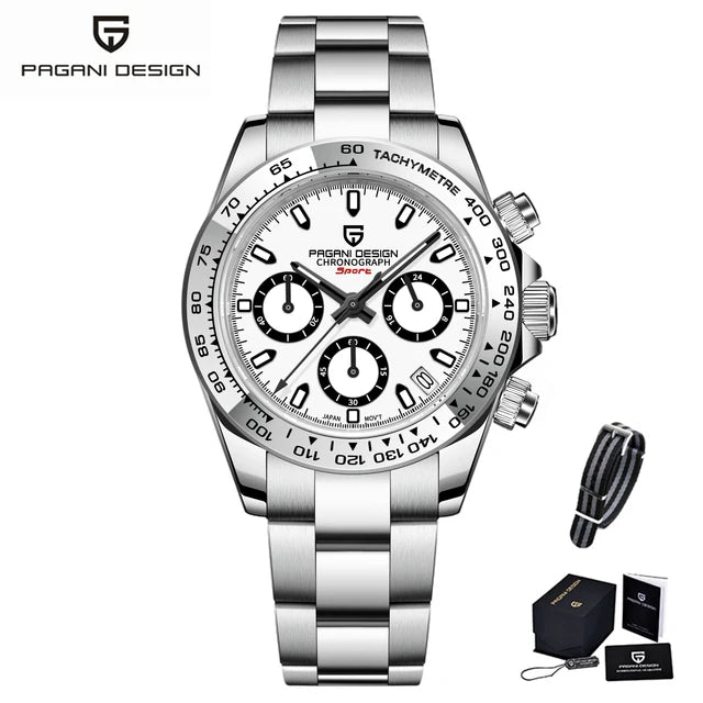 PAGANI DESIGN V2 40MM Luxury Men's Watches Top Brand Men's Sports Quartz Watches Sapphire Glass Automatic Date Speed Chronograph