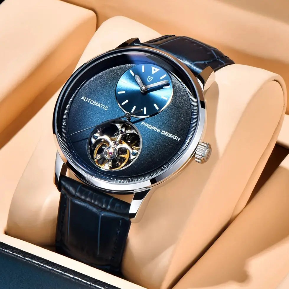 PAGANI DESING Watch 2025 New Simple Men Mechanical Watches Top Brand Business Waterproof 10Bar Leather Automatic Watch for Men