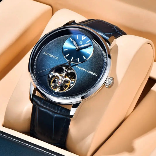 PAGANI DESING Watch 2025 New Simple Men Mechanical Watches Top Brand Business Waterproof 10Bar Leather Automatic Watch for Men